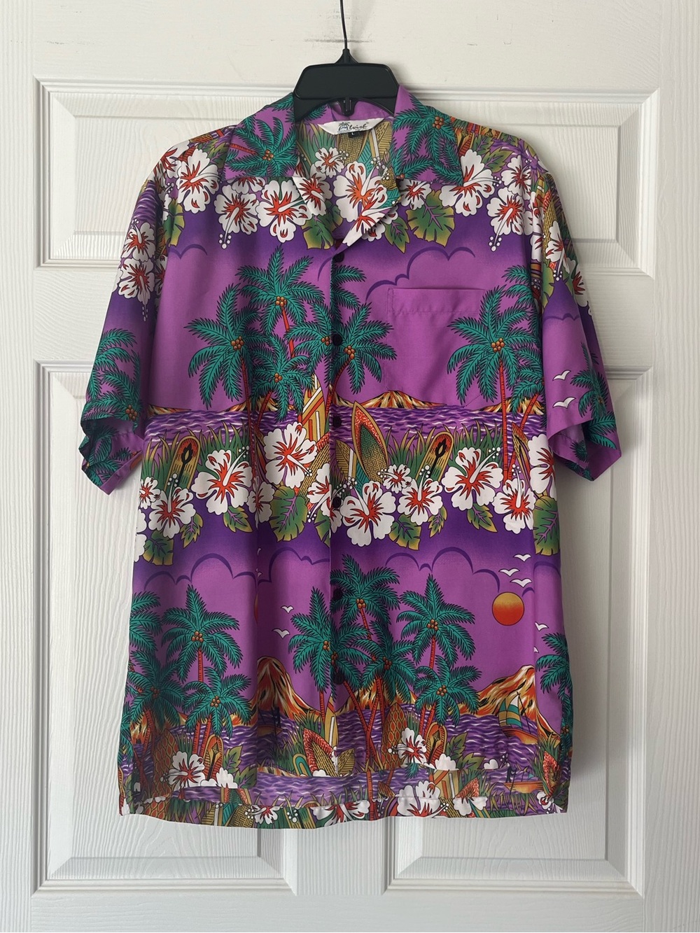 NWOT Alvish Tropical Hawaiian Button Down Shirt